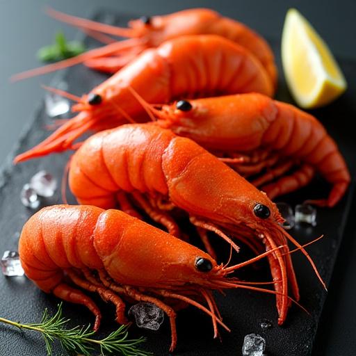 Friske jomfruhummere